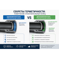 Секрети герметичності: порівняння ущільнювальних кілець — двокомпонентні чи однокомпонентні